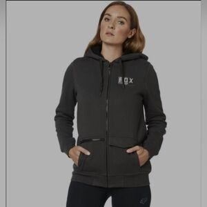 Fox Racing Womens Lit Up Sherpa Fleece Hoodie‎ Jacket Sz Med